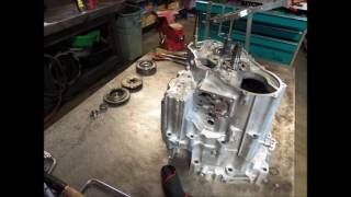 Stop motion Honda automatic transmission rebuild assembly