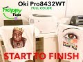 Oki Pro 8432WT Digital HD Printer Start to Finish 2020 T-Shirts