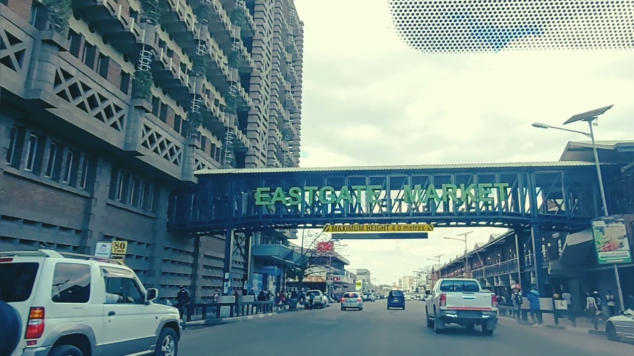 Harare, Zimbabwe Afternoon CBD Drive || Drive Robert Mugabe