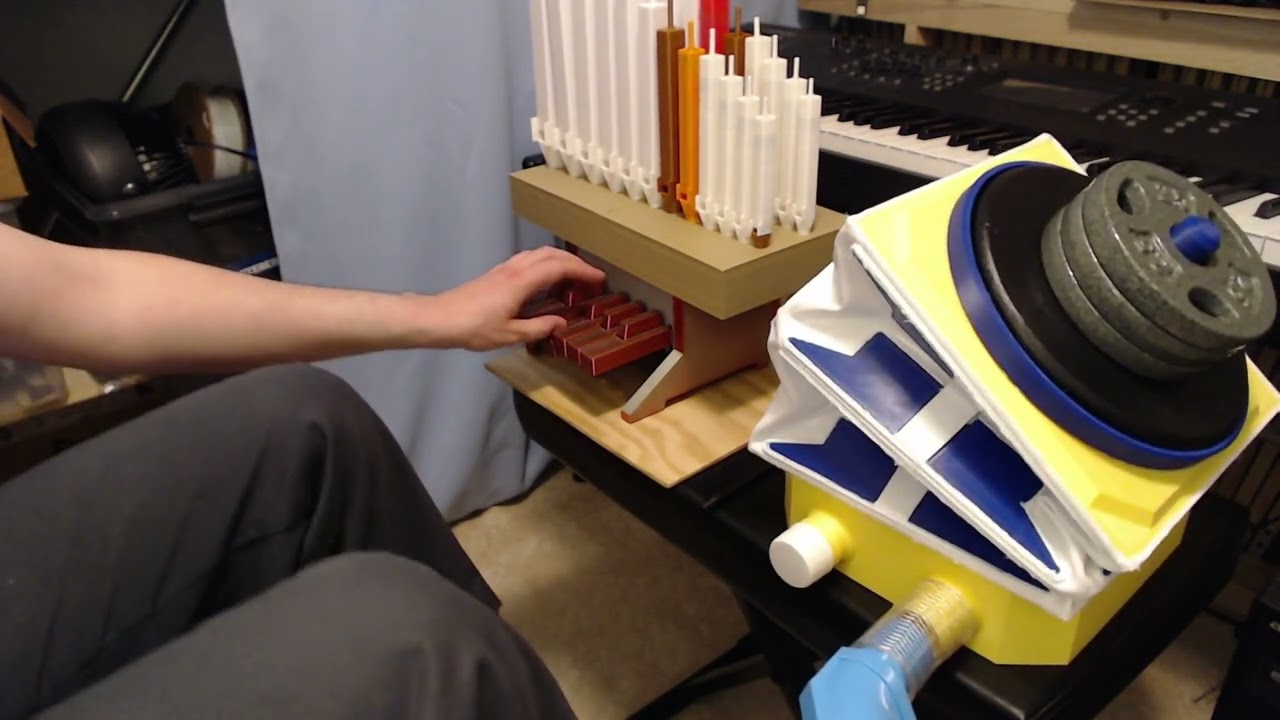 3D printed organ, now with tunes!