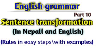 sentence transformation english grammar\in Nepali and English\opytab