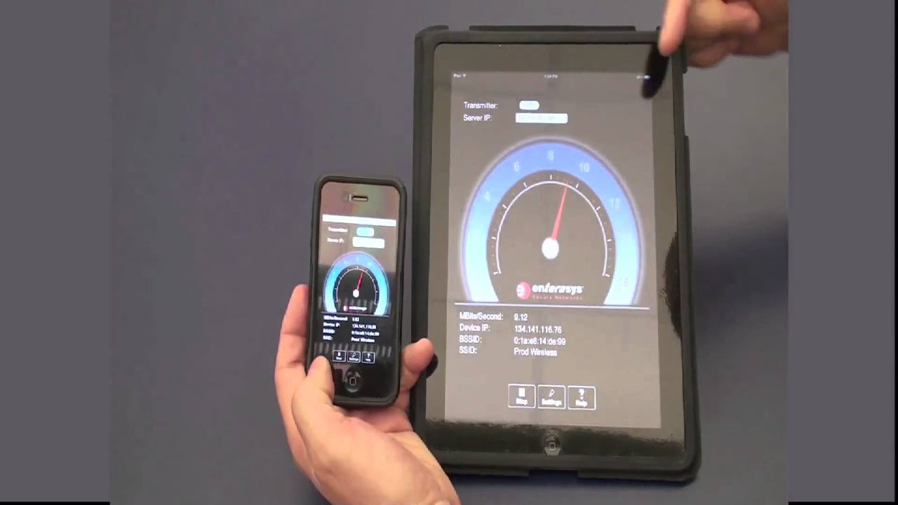 Wireless Analyzer iPhone Application - YouTube