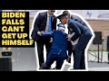 VIDEO: Biden FALLS &amp; Can&#39;t Get Up Himself!