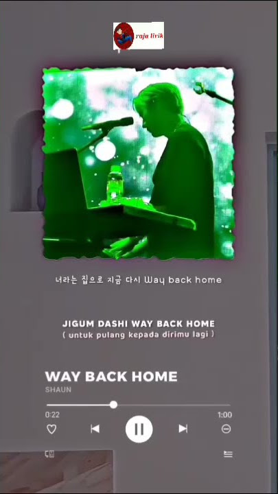 shaun-Way back home(lirik terjemahan)#shorts