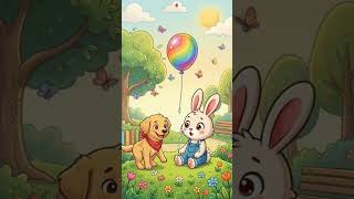 The Balloon That Flew Away 🎈 | Emotional Moral Story for Kids | Friendship &amp; Kindness #shorts