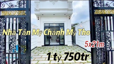 T692 - Nhà Tân cổ điển Mỹ Phong Mỹ Tho đường 4m hướng đông 5x21m #bannhamytho #nhadep #nhaphomytho