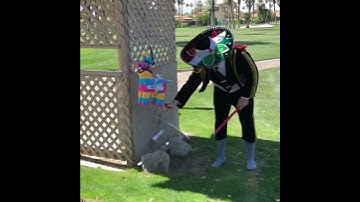 Matador Lights a NIPYATA! Booze-filled Piñata on fire!