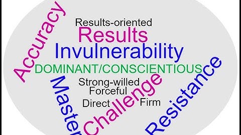 DiSC®  -  Understanding the DC (Dominant / Conscientious) Style