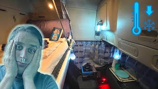 Camping In A Truck On A HAUNTED Airfield | *NO NIGHT HEATER* | #truckertim