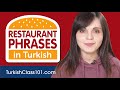 All Restaurant Phrases You Need in Turkish Learn Turkish in 30 Minutes!