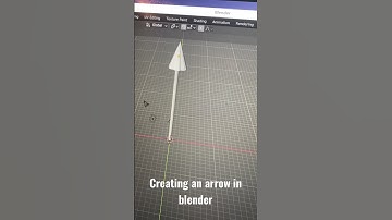 Crating an arrow in Blender