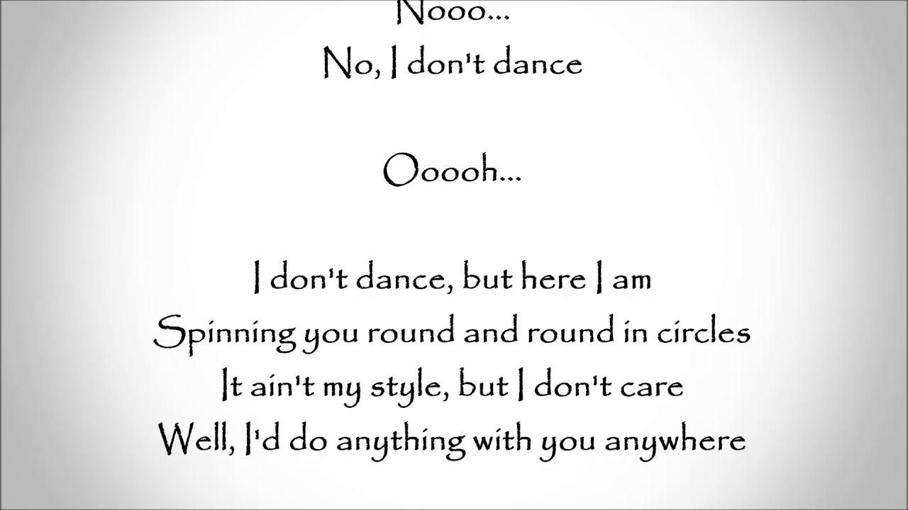 I Don't Dance - Lee Brice Lyrics - YouTube