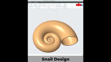 Snail Design In Creo | shorts | cadx