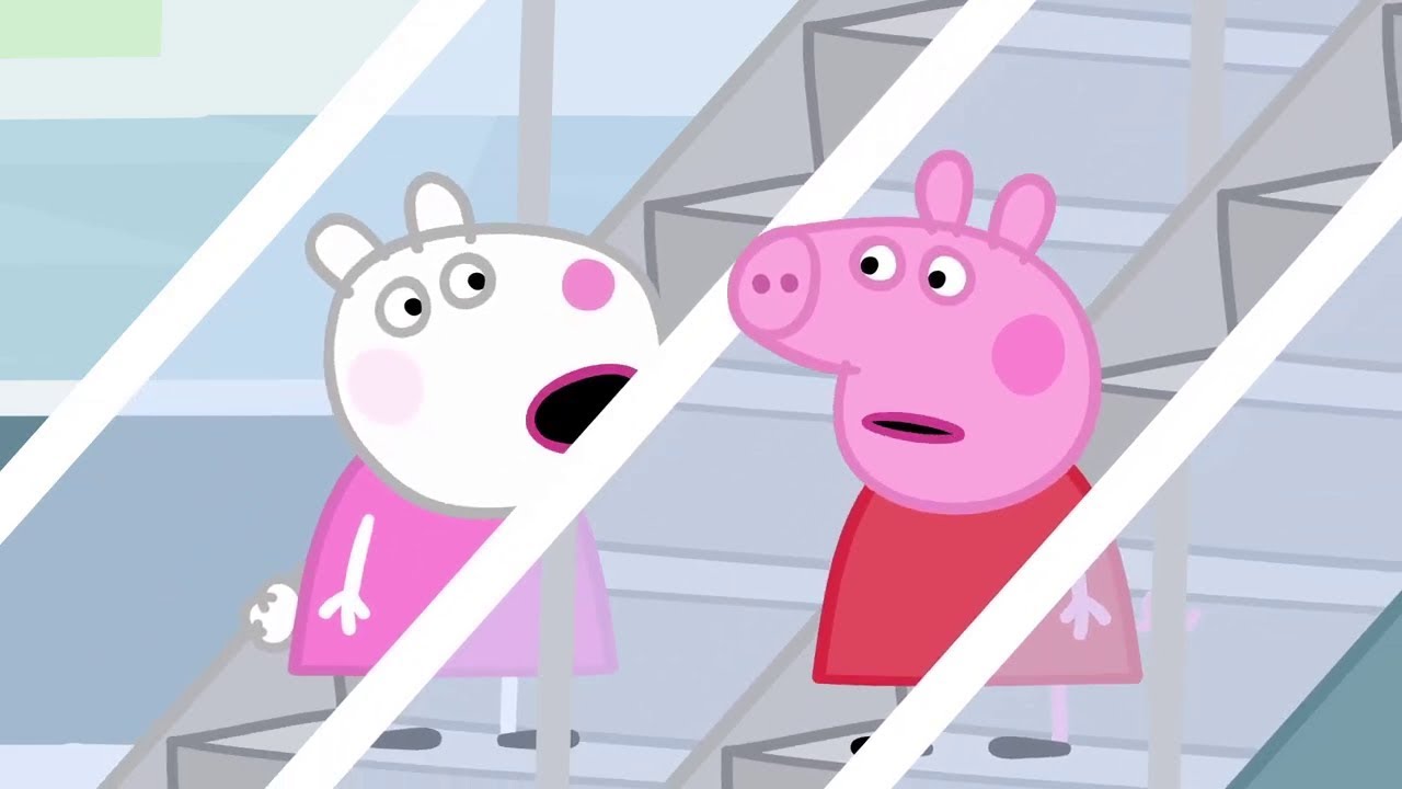 Peppa Pig Tales 🐷 Peppa Pig's Colourful Water Park Slide Race 🐷 BRAND NEW Peppa  Pig Episodes 