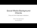 Social Media Background Checks - Privacy and human rights legal considerations