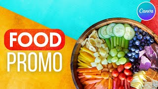 Food Promo Opener video Animation - Canva Tutorial