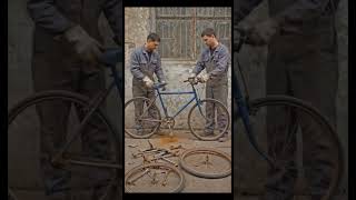 Rust se royalty tak — ek cycle ki kahani. 🚲✨ #restoration