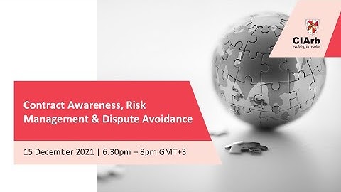 Contract Awareness, Risk Management and Dispute Avoidance