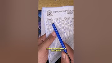 How to solve the MDCAT paper | Guide #mdcat #medicalcollege #exam #dream