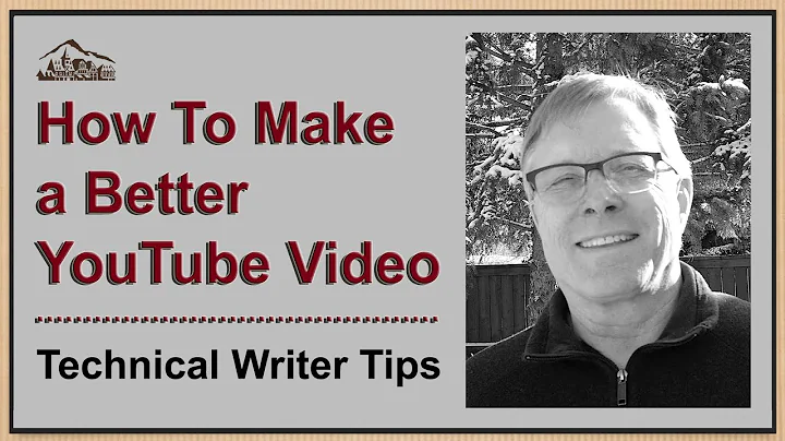 How To Make a Better YouTube Video (V32)