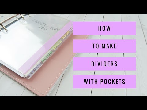 Como fazer divisores com bolsos
