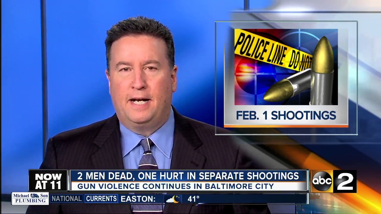 2 men killed in separate Baltimore shootings - YouTube
