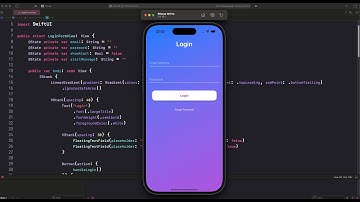 ASMR Programming | IOS Login Form using SwiftUI