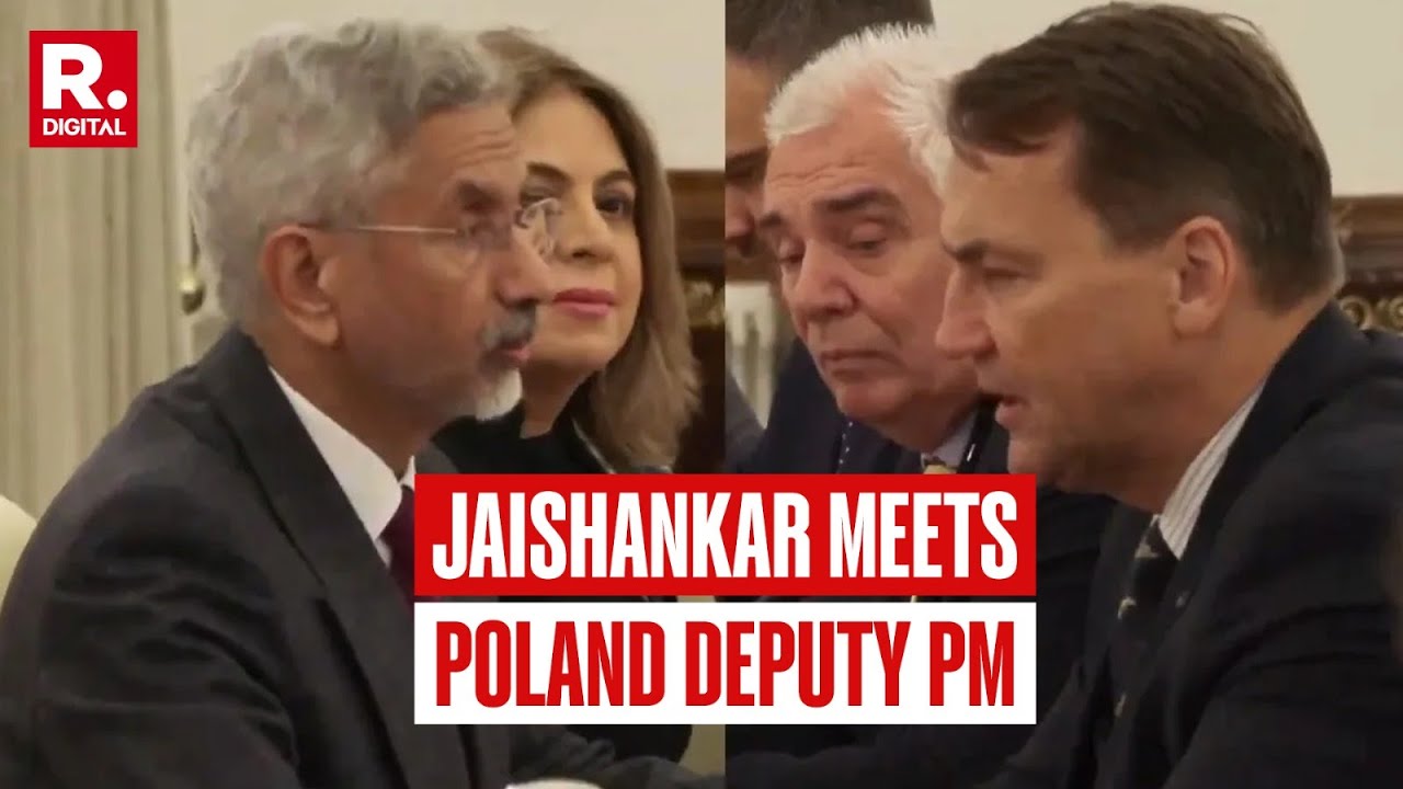 Watch LIVE: EAM S Jaishankar’s opening remarks after meeting with Poland’s Dy PM Radosław Sikorski