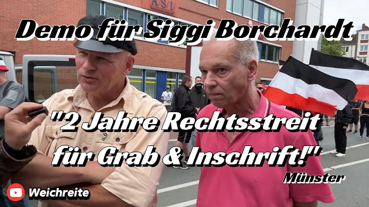 "Two years of legal battle for grave & inscription!" Münster demonstration for Siggi 5.7.25