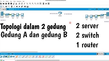 TUTORIAL MEMBUAT TOPOLOGI DALAM 2 GEDUNG - CISCO PACKET TRACER