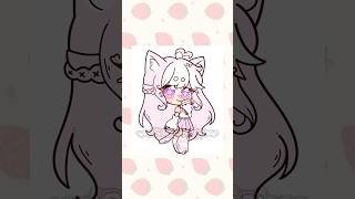 Art Raffle Prize for @harukileaf #raffles #rafflewinner #gachatuber #artchallenge #catgirl #yt