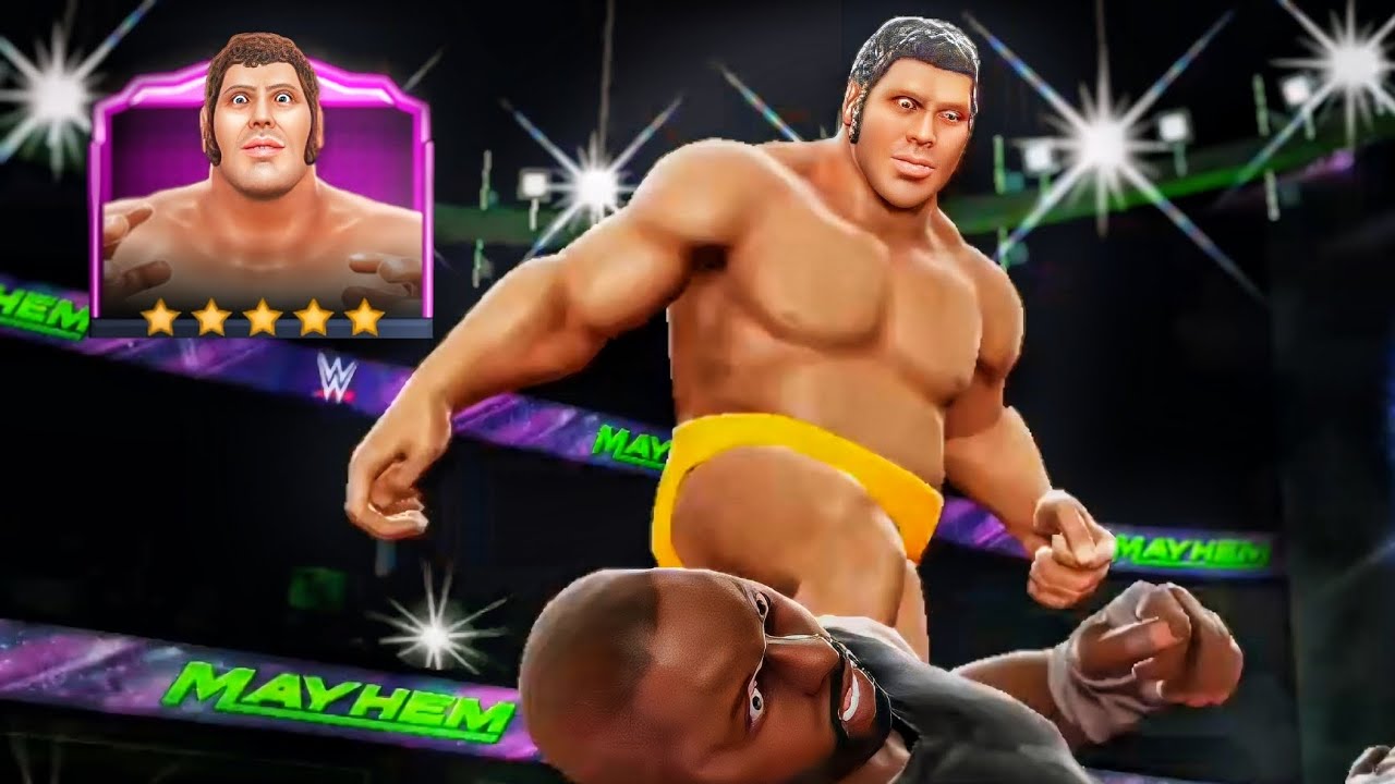 5 Star André The Giant Game Play In WWE MAYHEM / Sarftech Gamer