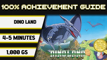 Dino Land 100% Achievement Walkthrough * 1000GS in 4-5 Minutes *