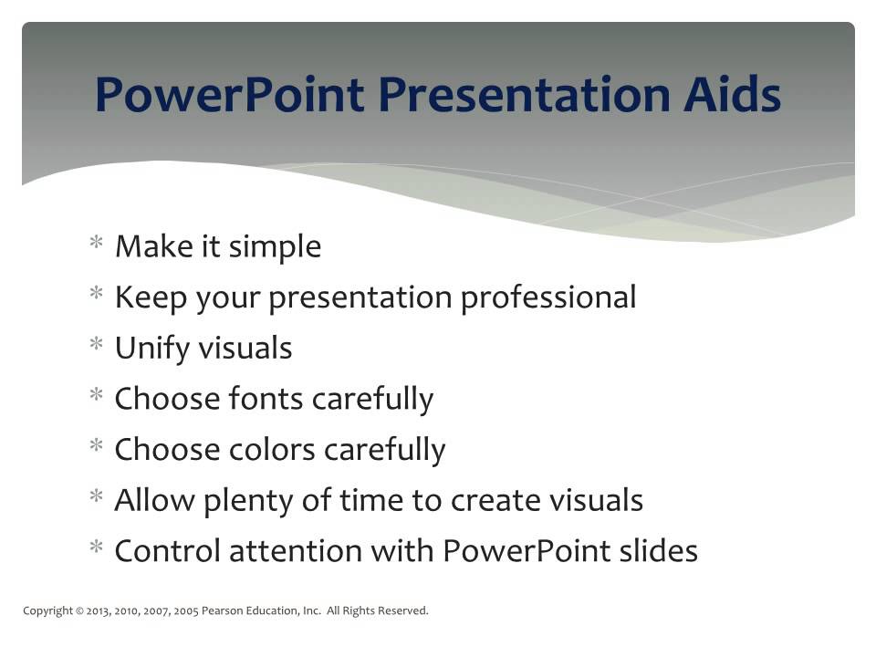 chapter 14 designing using presentation aids youtube presentation aids