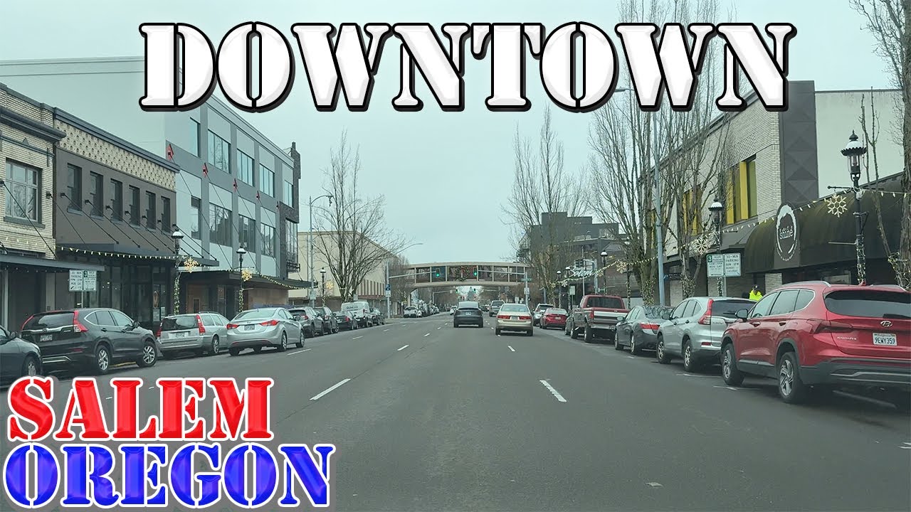 Salem - Oregon - 4K Downtown Drive