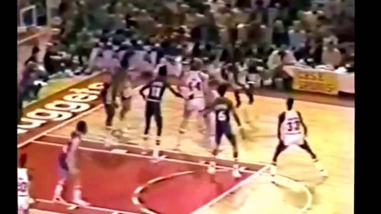 Nba David Thompson Touches The Top Of The Backboard 50 inch vertical