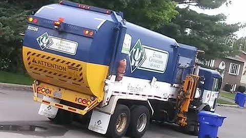 recycling truck peterbilt labrie automizer