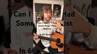 Learn “I Had Some Help”- Post Malone in 1 minute #guitarlesson #guitar #eartraining #music