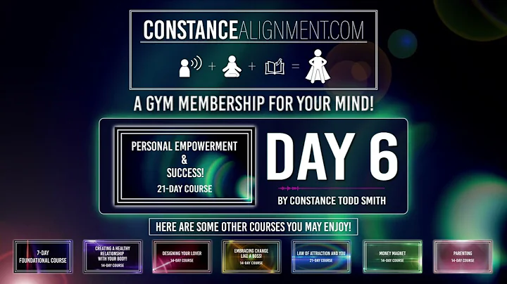 Personal Empowerment & Success Course Day-6 from C...
