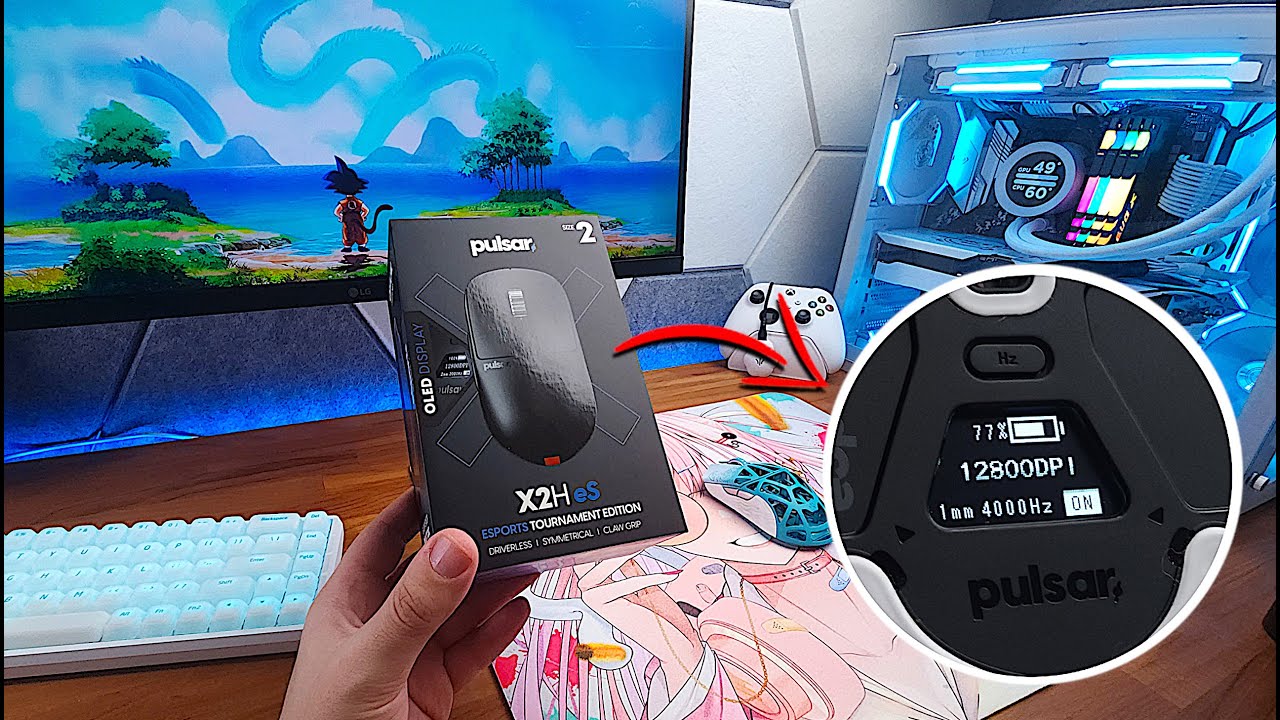 Pulsar X2 OLEDマウス Esportsエディション Mouse gamer com tela OLED! Pulsar X2H eS Review PT-BR - YouTube