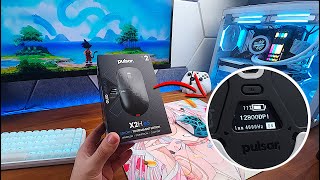 Mouse gamer com tela OLED! Pulsar X2H eS Review PT-BR