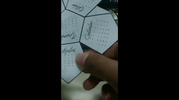 Tutorial membuat kalender unik