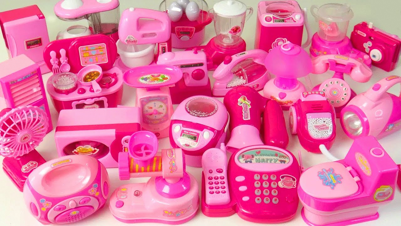 [ToyASMR] 13 Minutes Satisfying with Testing 25 Pink Tiny Home