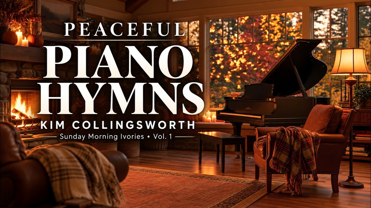 Peaceful Piano Hymns & Fall Scenery | Kim Collingsworth | Sunday Morning Ivories Vol. 1