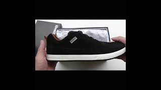 FLAZHBACK 3027 - Sepatu Sneakers Pria Kasual Suede Hitam Coklat Sol Dijahit Sepatu Kets Santai Cowok ORIGINAL