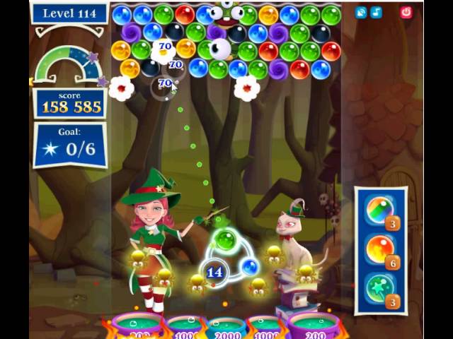 Bubble Witch Saga 2 Level 114 