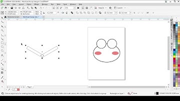 Mudah dan cepat menggambar vector Keropi dengan CorelDRAW