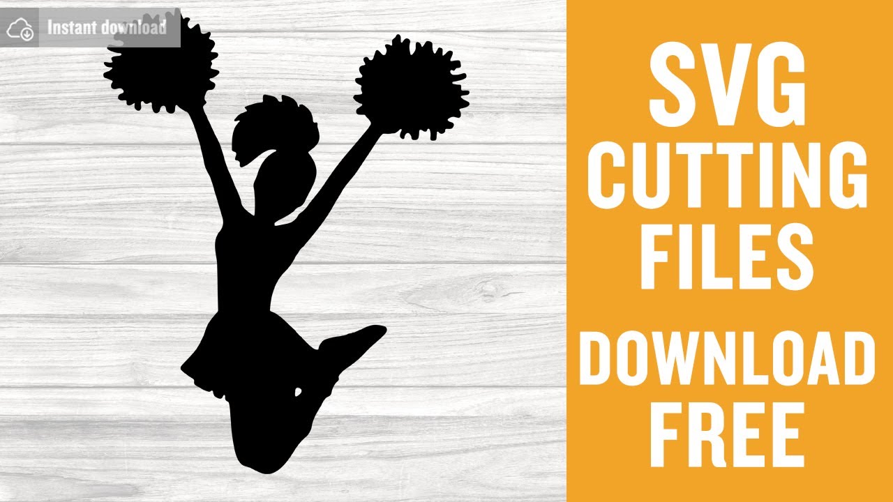 Download Cheerleader Svg Free Cutting Files For Cricut Instant Download Youtube