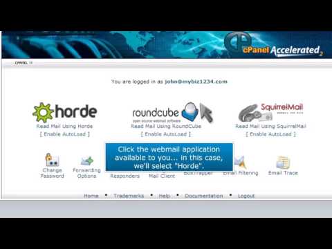 28) How to use webmail from within cPanel by Gecko Websites