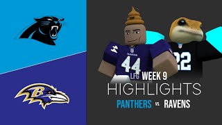 Football Fusion | LFG S16 W9 Ravens vs Panthers Highlights